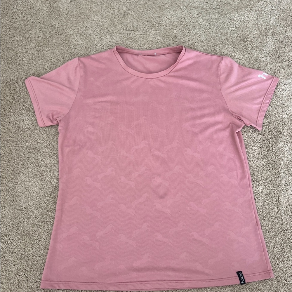 Coral Horze Athletic Shirt